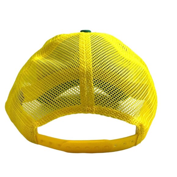 #4775 Vintage Adjustable John Deere baseball cap green yellow - Picture 5 of 6